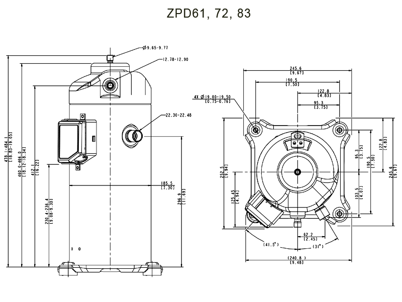  zpd61, 72, 83